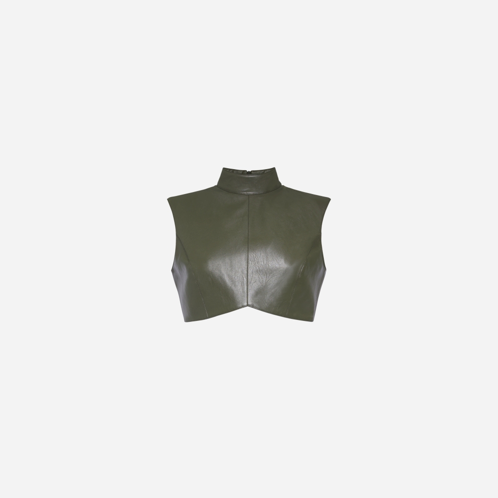 Eco Leather Top