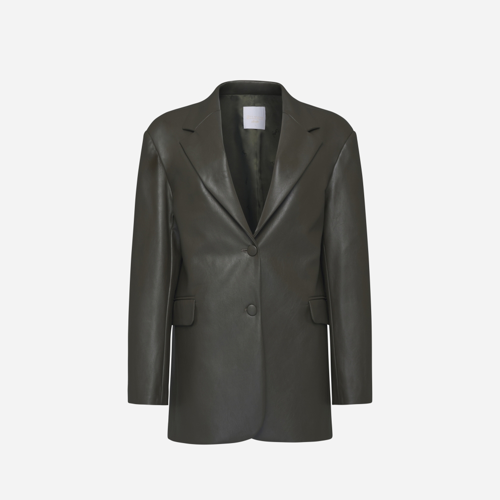 Eco Leather Blazer